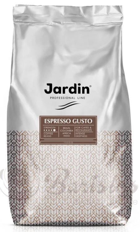 Jardin Espresso Gusto 1 кг кофе в зернах пакет
