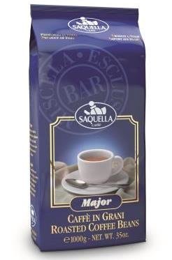 Saquella Major 1 кг пакет кофе в зернах 95/5