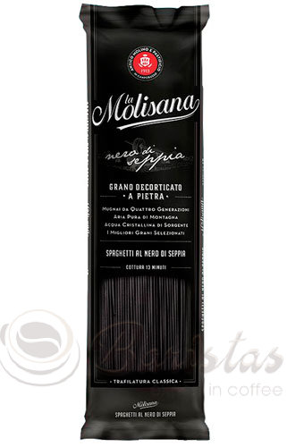 La Molisana N15 Spaghetti Al Nero 500г спагетти с чернилами каракатицы (уп 24шт)