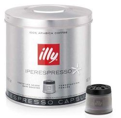 Illy iperEspresso кофе в капсулах 21 шт темная обжарка жестяная банка