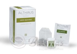 Althaus Grun Matinee Deli Pack 20 пак х 1.75г, зеленый ароматизированный  чай