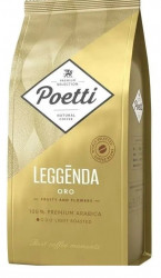 Poetti Leggenda  Oro 1кг кофе в зернах пакет