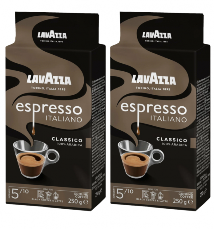 Lavazza Espresso Italiano Classico кофе молотый 250 г  (уп 2 шт)