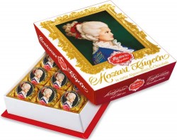 Reber Mozart Constanze Mozart Gift Box 240г молочный шоколад конфеты