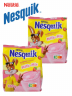Молочный коктейль Nеsquik Клубничный 350г 2 штуки Испания