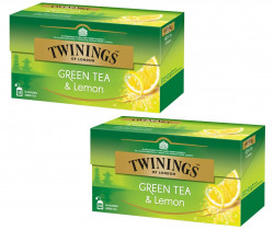 Twinings Green Tea Lemon 1,6 г Х 25 пак чай зеленый (упаковка 2 шт) 