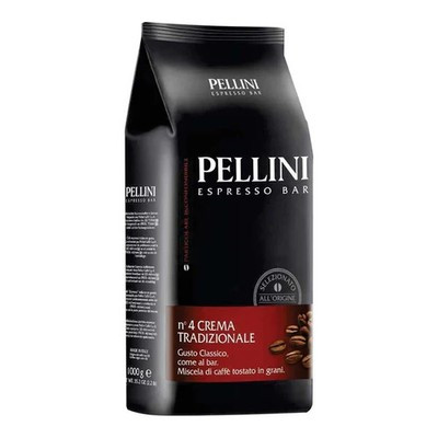 Pellini № 4 Crema Tradizionale 1 кг кофе в зернах