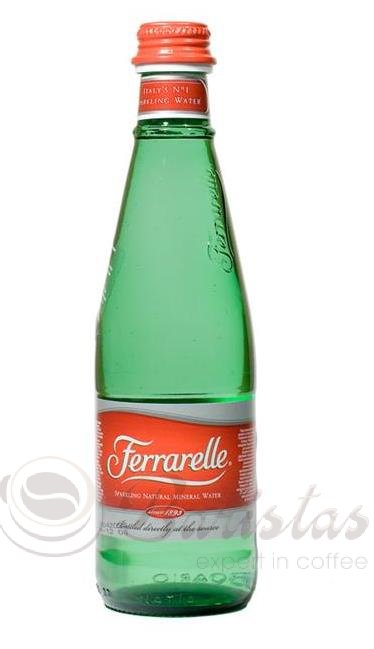 Ferrarelle 0,33л вода газированная минеральная стекло (24)
