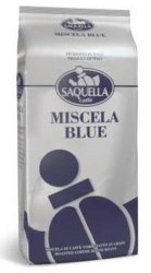 Saquella Miscela Blue 1 кг пакет кофе в зернах 70/30