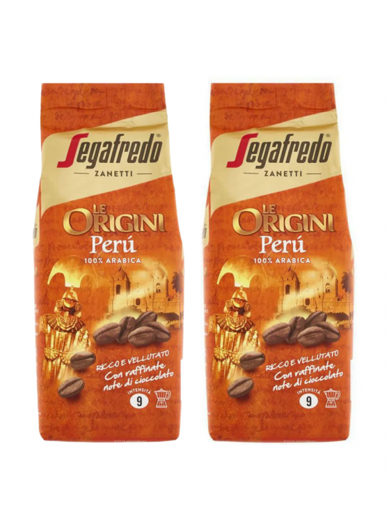 Segafredo Le Origini Peru 250г кофе молотый (2 штуки)