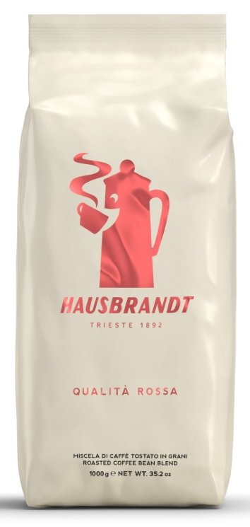 Hausbrandt Rossa кофе в зернах 1 кг пакет