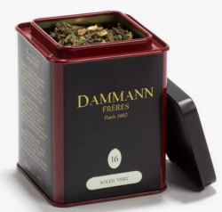 Dammann Soleil Vert / Зеленое Солнце 100г зеленый аромат.чай ж/б