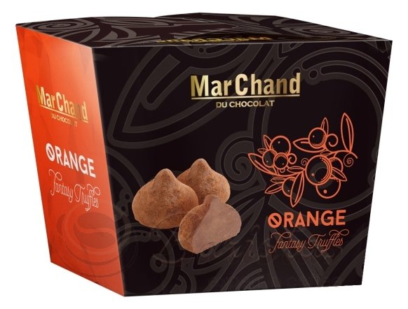MarChand Truffles Orange 200г трюфели шоколадные с апельсином подарочная упаковка