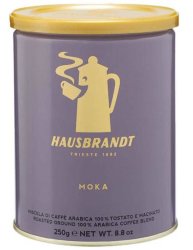 Hausbrandt Moka кофе молотый 250г арабика 100% ж/б