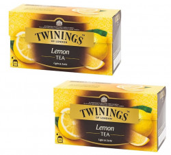 Twinings Lemon 2г x 25 пак черный ароматизированный чай (упаковка 2 шт)