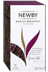 Newby English Breakfast  2 г х 25 пак. черный чай картонная упаковка 50 г