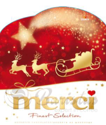 Merci Petits Assorted Звезда/Сани 200г ассорти шоколадных конфет в новогодней упаковке