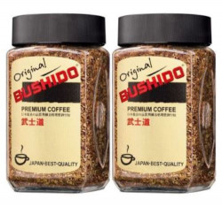 Bushido Original 100г ст/б кофе растворимый (уп 2 шт)