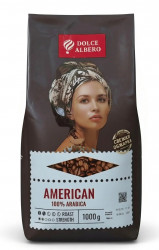 Dolce Albero American 1 кг кофе в зернах пакет