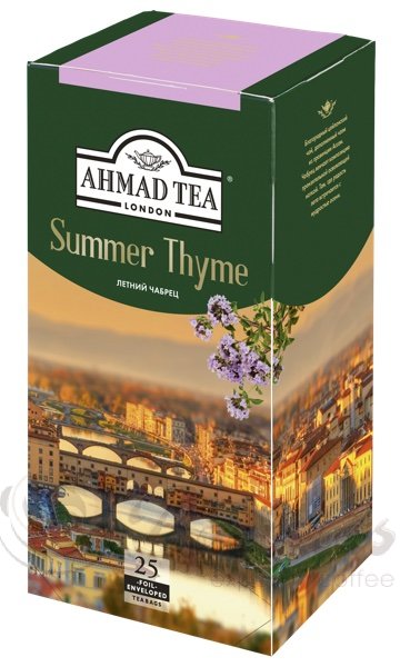 Ahmad Summer Thyme 2г Х 25 пак фольга с/я чай черный с чабрецом (12)