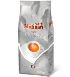Molinari Espresso 1 кг кофе в зернах пакет 80% арабика 20% робуста