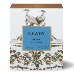 Newby Ассам черный чай картонная упаковка 100 г