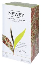 Newby Oriental Sencha 2 г х 25 пак. зеленый ароматизированный чай картонная упаковка 50 г