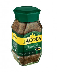 Jacobs Kronung кофе растворимый сублимированный 200 г стеклянная банка Нидерланды