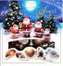 Ameri Санта Клаусы 250г новогодняя упаковка конфеты шоколадные ракушки