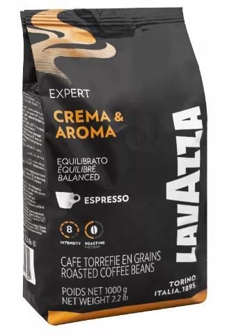 Lavazza Crema Aroma Expert 1кг кофе в зернах пакет арабика/робуста