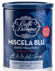 Diemme Miscela Blu Gusto Vellutato Moka 250г кофе молотый 100% арабика ж/б