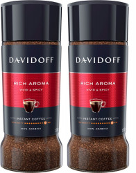 Davidoff Rich Aroma кофе растворимый 100г ст/б (упак 2 шт)