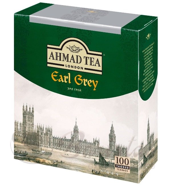 Ahmad Earl Grey  2 г х 100 пак. черный ароматизированный чай картонная упаковка 200 г