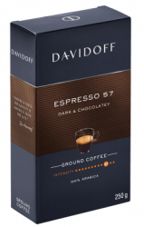 Davidoff Espresso 57 Dark and Chocolatey кофе молотый 250г в/у
