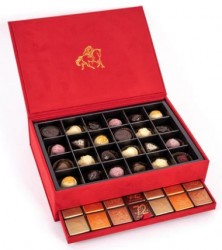 Godiva Royal Box Large Red подарочная упаковка 710г ассорти конфет и шоколада