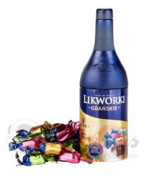 Likworki Gdanskie 120гр ж/б 3 вкуса конфеты шоколадные с алкогольной начинкой