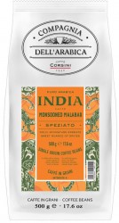 Compagnia Dell'Arabica India Mansooned Malabar кофе в зернах 500г пакет