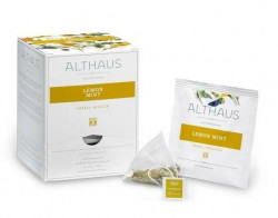 Althaus Lemon Mint Pyra-Pack 15 пак х 2,75 г чайный напиток в пирамидках
