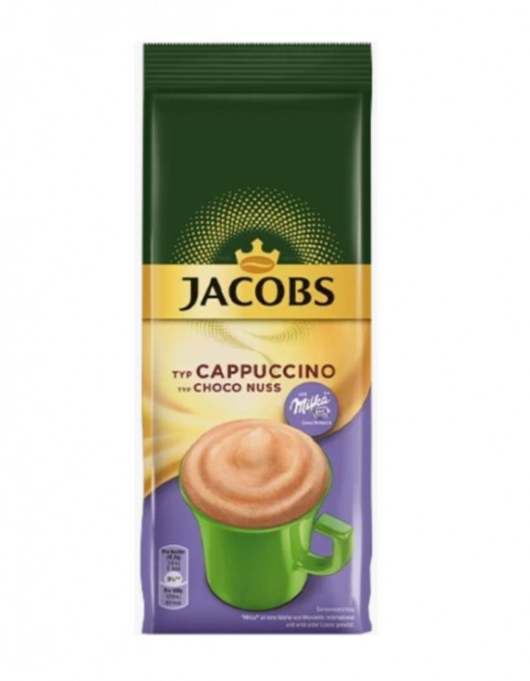 Кофейный напиток Jacobs Cappuccino TYP Choco Nuss Milka 500 гр пакет (Голландия)