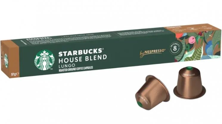 Starbucks Капсулы для кофемашин Nespresso House Blend Lungo 10 шт