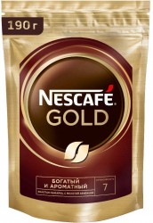 Nescafe Classic кофе растворимый 190г пакет