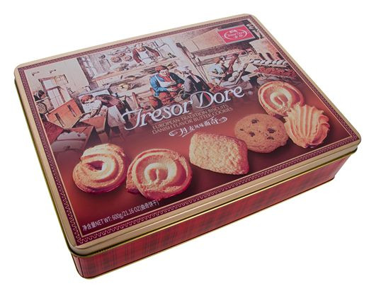 Tresor Dore Печенье Датское Ассорти 600 г ж/б