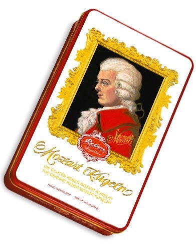 Reber Mozart Kugeln Luxury Tin 480г конфеты шоколадные жестяная коробка