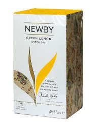Newby Зеленый Лимон 2 г х 25 пак. зеленый чай картонная упаковка 50 г