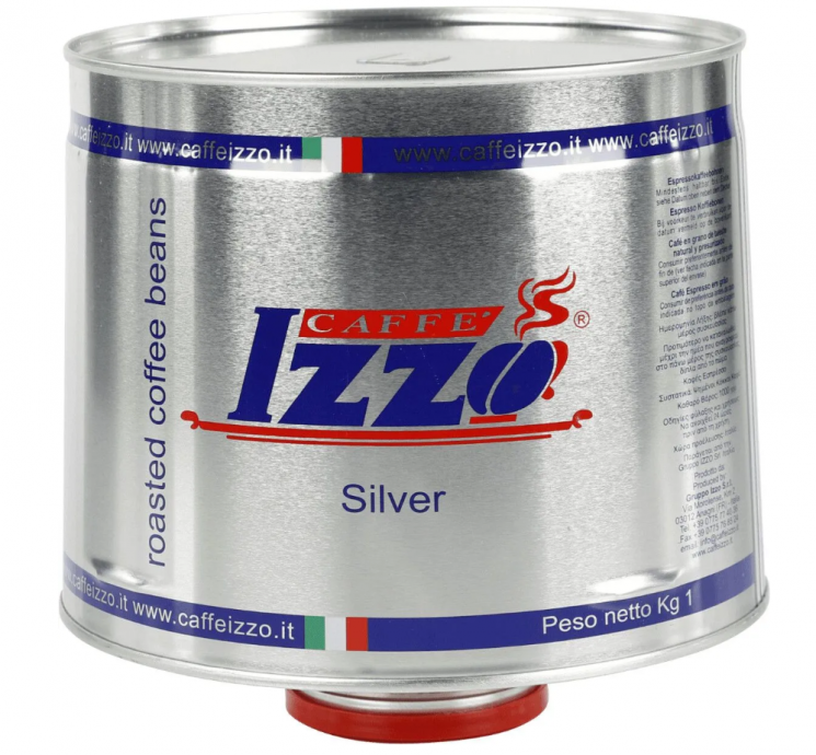 Caffe Izzo Silver кофе в зернах 1кг ж/б 