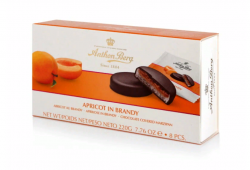 Anthon Berg 220г 8pcs конфеты шоколадные с марципаном абрикос в бренди