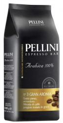 Pellini Gran Aroma кофе в зернах 1 кг 100% арабика пакет