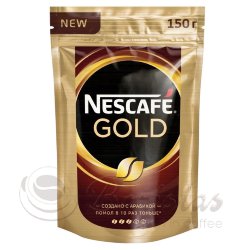 Nescafe Gold 150г пакет кофе растворимый (12)