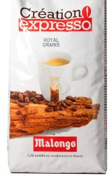 Malongo Роял Арабика кофе в зернах 1кг арабика 100% пакет