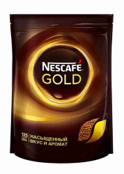 Nescafe Gold 250г пакет кофе растворимый (12)